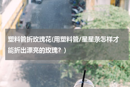 塑料管折玫瑰花(用塑料管/星星条怎样才能折出漂亮的玫瑰？)