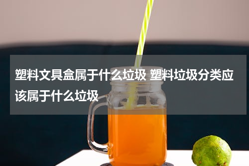 塑料文具盒属于什么垃圾 塑料垃圾分类应该属于什么垃圾
