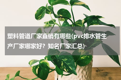 塑料管道厂家直销有哪些(pvc排水管生产厂家哪家好？知名厂家汇总)