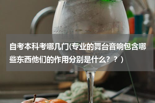 自考本科考哪几门(专业的舞台音响包含哪些东西他们的作用分别是什么？？)
