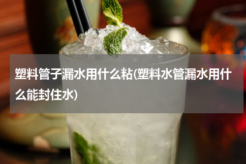 塑料管子漏水用什么粘(塑料水管漏水用什么能封住水)