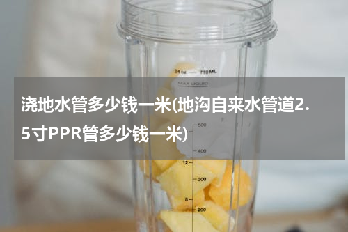 浇地水管多少钱一米(地沟自来水管道2.5寸PPR管多少钱一米)