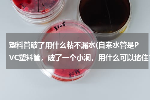 塑料管破了用什么粘不漏水(自来水管是PVC塑料管，破了一个小洞，用什么可以堵住？)