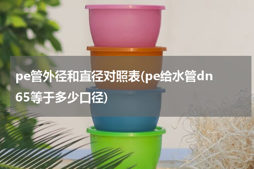 pe管外径和直径对照表(pe给水管dn65等于多少口径)