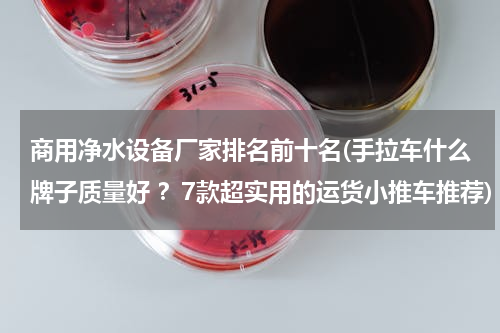 商用净水设备厂家排名前十名(手拉车什么牌子质量好 ？7款超实用的运货小推车推荐)