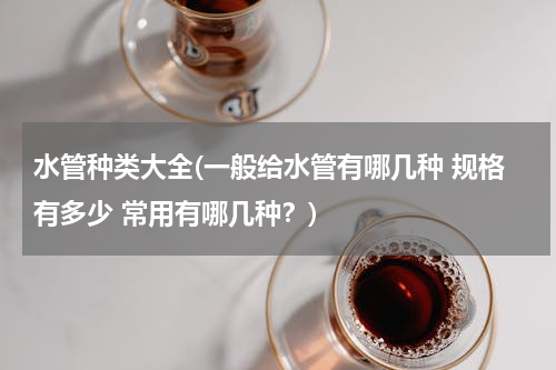 水管种类大全(一般给水管有哪几种 规格有多少 常用有哪几种？)