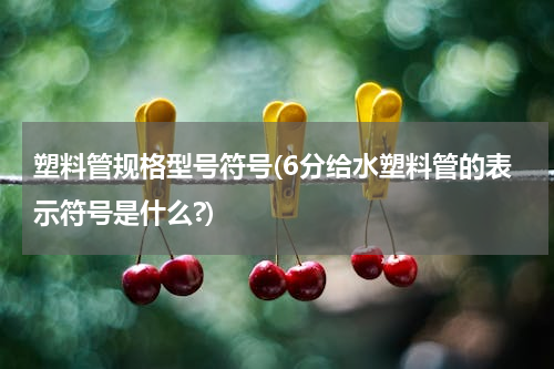 塑料管规格型号符号(6分给水塑料管的表示符号是什么?)