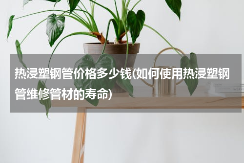 热浸塑钢管价格多少钱(如何使用热浸塑钢管维修管材的寿命)