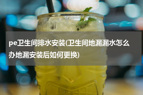 pe卫生间排水安装(卫生间地漏漏水怎么办地漏安装后如何更换)