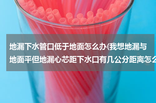 地漏下水管口低于地面怎么办(我想地漏与地面平但地漏心芯距下水口有几公分距离怎么处理用水泥可以吗)