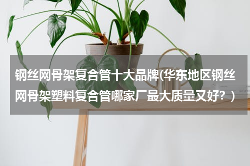 钢丝网骨架复合管十大品牌(华东地区钢丝网骨架塑料复合管哪家厂最大质量又好？)