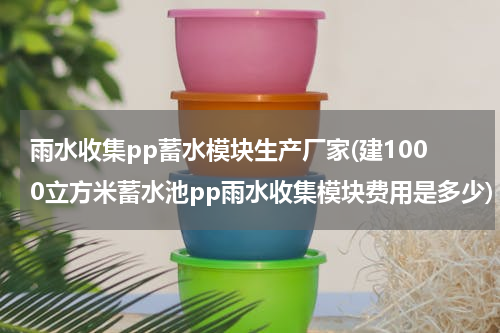 雨水收集pp蓄水模块生产厂家(建1000立方米蓄水池pp雨水收集模块费用是多少)