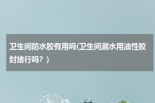 卫生间防水胶有用吗(卫生间漏水用油性胶封堵行吗？)