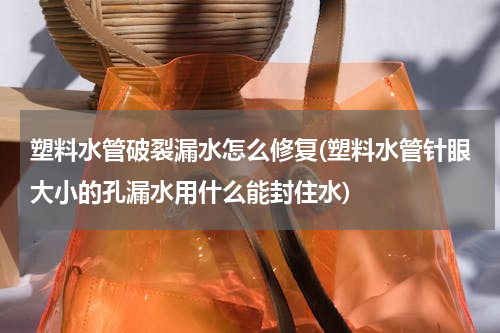 塑料水管破裂漏水怎么修复(塑料水管针眼大小的孔漏水用什么能封住水)